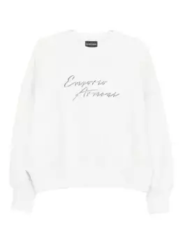 Толстовка с логотипом EMPORIO ARMANI, нейтральный