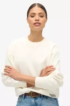 Толстовка с логотипом Essential Superdry, белый