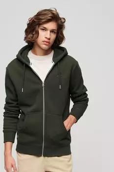 Толстовка с логотипом Essential Superdry, зеленый