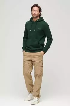 Толстовка с логотипом Essential Superdry, зеленый