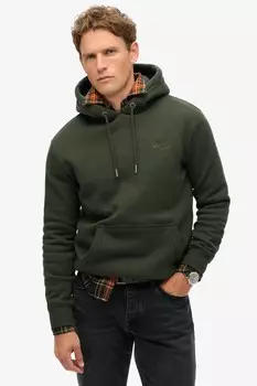 Толстовка с логотипом Essential Superdry, зеленый
