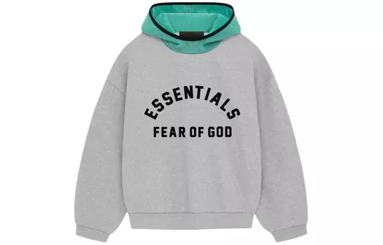 Толстовка с логотипом Fear Of God Essentials, серый