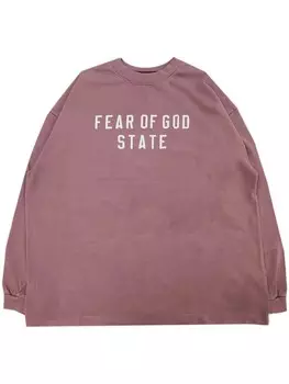 Толстовка с логотипом FEAR OF GOD ESSENTIALS, розовый