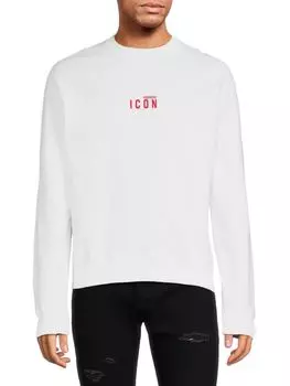 Толстовка с логотипом Felpa Dsquared2, белый