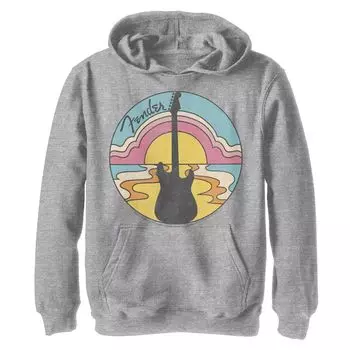 Толстовка с логотипом Fender Groovy Sunset для мальчиков 8–20 лет Licensed Character