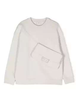 Толстовка с логотипом FF Fendi Kids, нейтральный