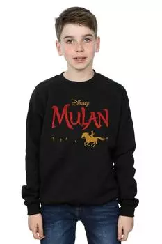 Толстовка с логотипом фильма «Мулан» Disney, черный