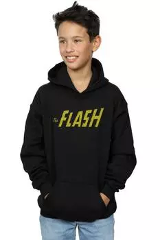 Толстовка с логотипом Flash Crackle DC Comics, черный