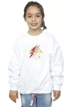 Толстовка с логотипом Flash Lightning DC Comics, белый