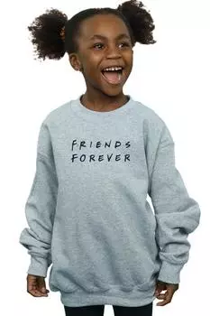 Толстовка с логотипом Forever Friends, серый