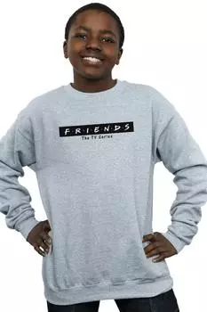 Толстовка с логотипом Friends, серый