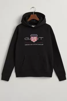 Толстовка с логотипом Gant Archive Shield GANT, черный