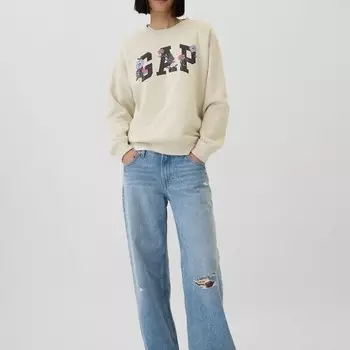 Толстовка с логотипом Gap, бежевый