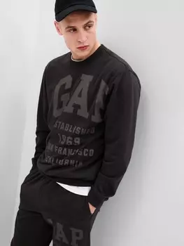 Толстовка с логотипом Gap, черный