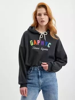 Толстовка с логотипом Gap, черный
