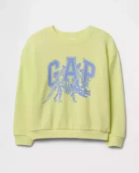 Толстовка с логотипом Gap для малышей, жёлтый