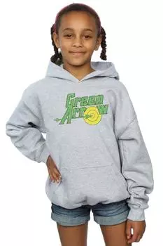 Толстовка с логотипом Green Arrow DC Comics, серый