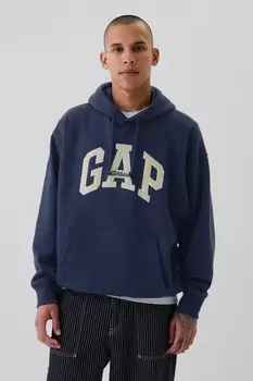Толстовка с логотипом Heavyweight Gap, синий