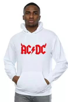 Толстовка с логотипом Horns AC/DC, белый