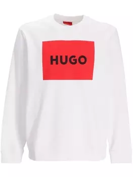 Толстовка с логотипом HUGO, белый