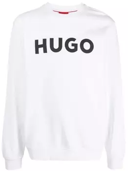 Толстовка с логотипом HUGO, белый
