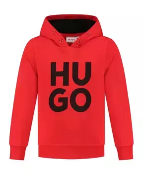 Толстовка с логотипом Hugo Boss, красный