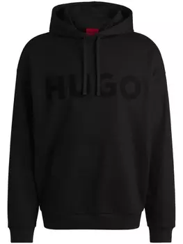 Толстовка с логотипом HUGO, черный