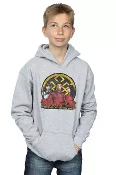 Толстовка с логотипом и эмблемой группы Shang-Chi And The Legend Of The Ten Rings Marvel, серый
