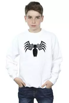 Толстовка с логотипом и эмблемой Venom Spider Marvel, белый