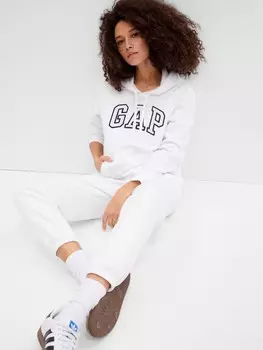 Толстовка с логотипом и флисом Gap, белый