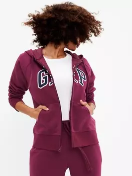 Толстовка с логотипом и флисом Gap, красный