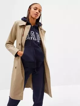 Толстовка с логотипом и флисом Gap, синий