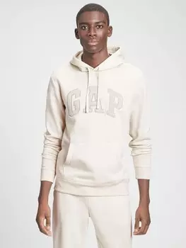 Толстовка с логотипом и капюшоном Gap, белый
