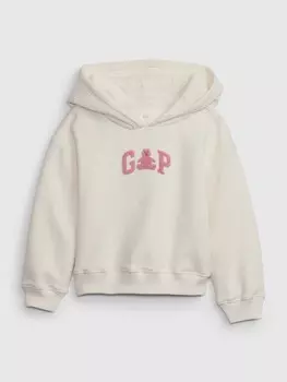 Толстовка с логотипом и капюшоном Gap, бежевый