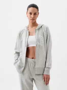 Толстовка с логотипом и капюшоном Gap, серый