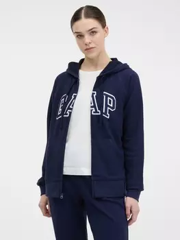 Толстовка с логотипом и капюшоном Gap, синий