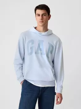 Толстовка с логотипом и капюшоном Gap, синий