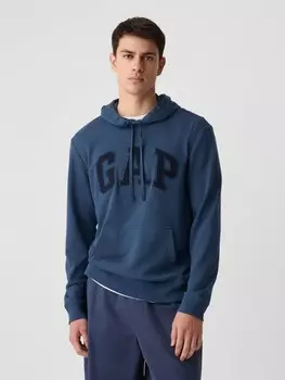 Толстовка с логотипом и капюшоном Gap, синий