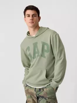 Толстовка с логотипом и капюшоном Gap, зеленый