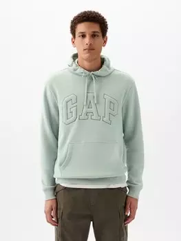 Толстовка с логотипом и капюшоном Gap, зеленый