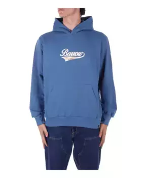 Толстовка с логотипом и уникальным карманом Barrow, синий