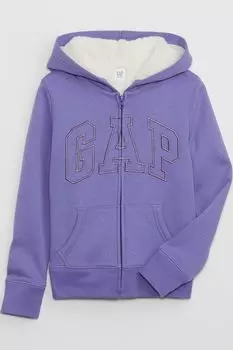 Толстовка с логотипом и застежкой-молнией Gap, фиолетовый