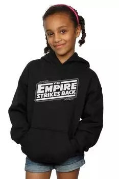 Толстовка с логотипом «Империя наносит ответный удар» Star Wars, черный