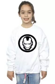 Толстовка с логотипом Iron Man на груди Marvel, белый