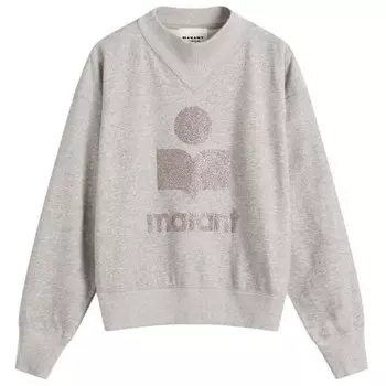Толстовка с логотипом Isabel Marant, серый