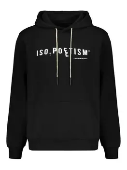 Толстовка с логотипом ISO.POETISM, черный