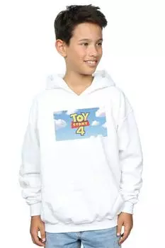 Толстовка с логотипом «История игрушек 4» и облаком Disney, белый