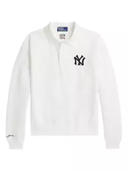 Толстовка с логотипом из коллаборации с New York Yankees POLO RALPH LAUREN, белый