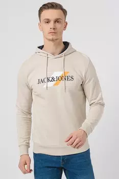 Толстовка с логотипом Jack & Jones, бежевый