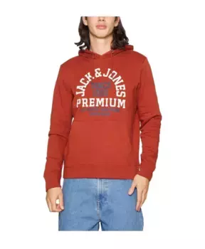 Толстовка с логотипом Jack & Jones, красный